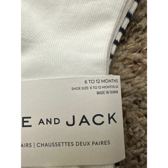 Janie and Jack Stripe and Tiger Sock 2-Pack Size 6-12 months New with tags - Picture 3 of 3